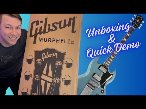 1964 Gibson SG Murphy Lab (2024) Unboxing and Quick Demo