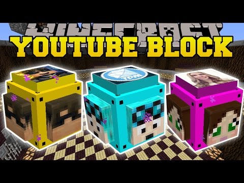 Minecraft: MINECRAFTER LUCKY BLOCK (DANTDM, SKYDOESMINECRAFT & CAPTAINSPARKLEZ!) Mod Showcase