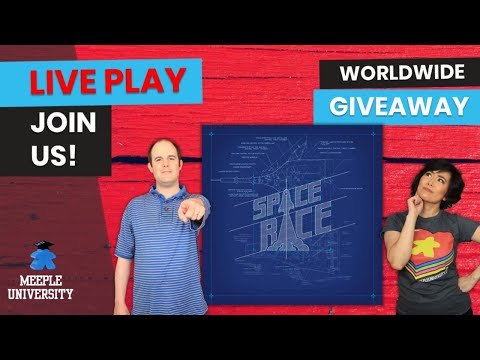 Space Race Board Game -  LIVE Playthrough & Worldwide Giveaway