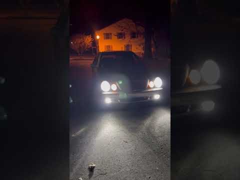 Mercedes Benz E55 AMG LED headlight upgrade #automobile #cars #automotive #mercedes #diy #mechanic
