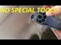 Quick Tip How To Remove Manual Window Crank With No Special Tools