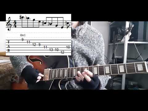 Db Diminished Arpeggio Resolving to C Lick (with tabs) - DP's Guitar Encyclopedia