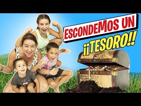 ESCONDEMOS un TESORO para TÍ // Actividades EN FAMILIA *BUSQUEDA DEL TESORO CON EL MÓVIL*