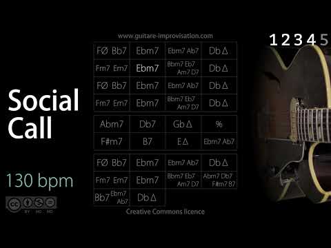 Social Call (Jazz/Swing feel) 130 bpm : Backing Track