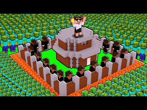 Defending My Base from Zombie in Roblox..