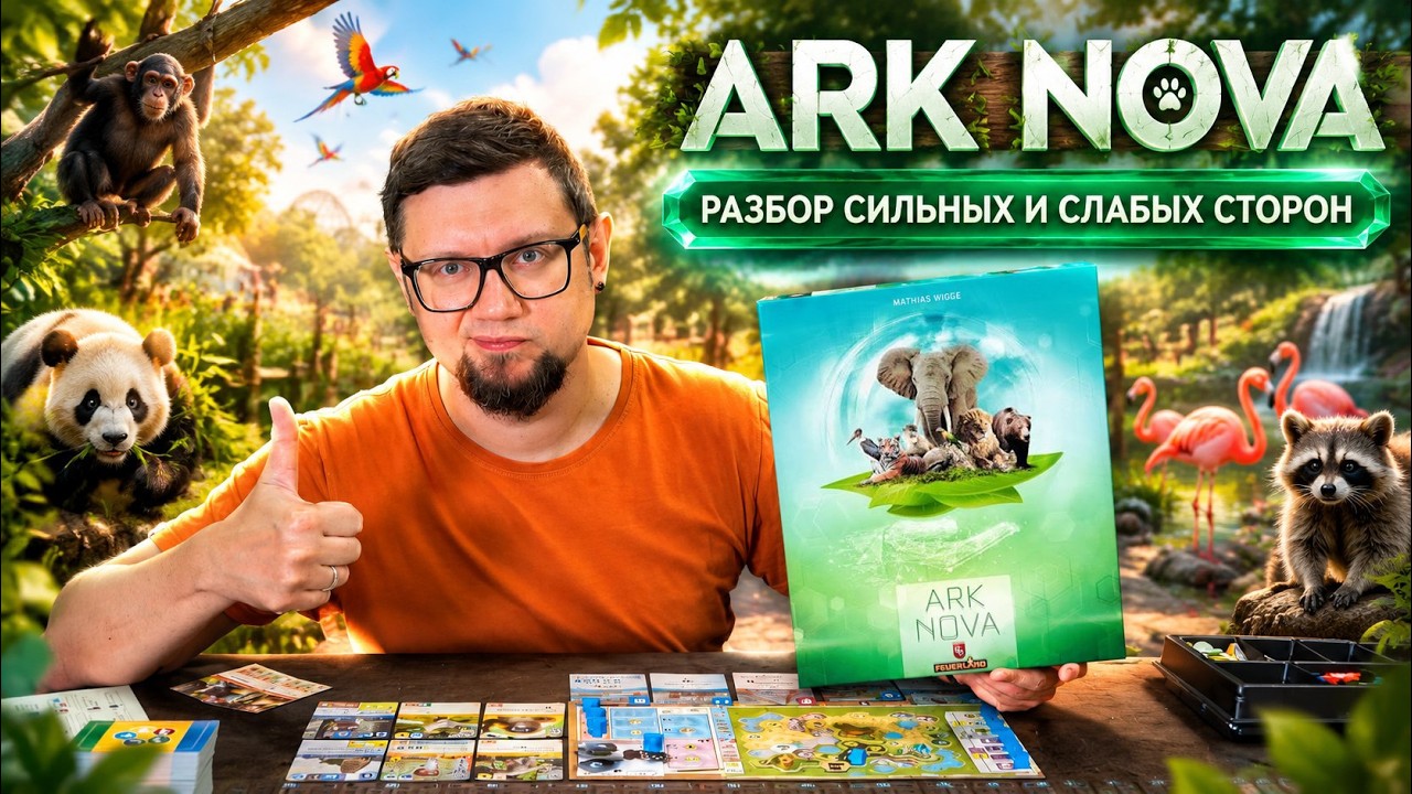 ИГРАТЬ ИЛИ НЕ ИГРАТЬ? ARK NOVA — гениальная игра или переоценённый пасьянс?