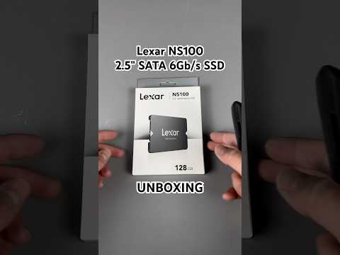 Lexar NS100 2.5&rdquo; SATA 6Gb/s SSD Unboxing #shorts #unboxing #asmr #ssd #storage #pc #upgrade #lexar