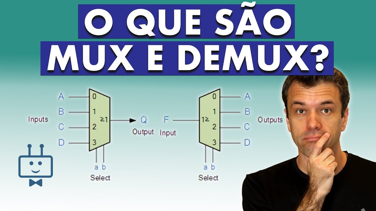 COMO FUNCIONAM O MUX E DEMUX! Transmissão de dados em serial | Multiplexador e Demultiplexador