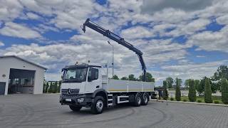 Mercedes-Benz AROCS 2636 / 6×4 / SKRZYNIOWY 7 ,6 M + HDS HIAB 188 B-3 / MOCNA