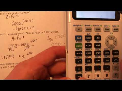 Continuously Compounded Interest, Part 2