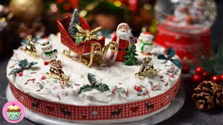 How to Decorate a Christmas Cake with Marzipan and Royal Icing