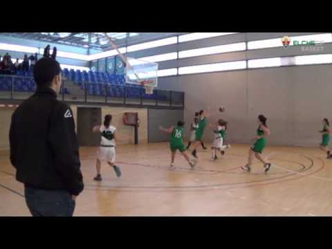 Elche CF Basket Rte Sansano's 49-44 CB Jorge Juan. Cadete femenino autonómico