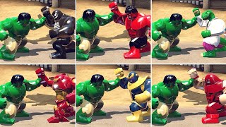Hulk vs All Big-Fig Characters in LEGO Marvel Super Heroes (2025)