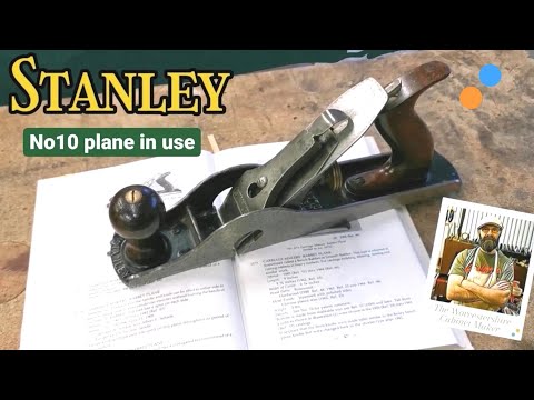 Stanley No10 Carriage Makers Plane. aka Bench Rebate, or Jack Rabbet, in action [105]