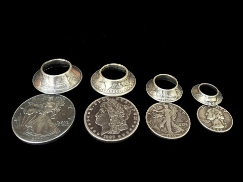 Coin Ring Making  A to Z ... Proper Selection, Sizes, and Preperation of Coins for Making Coin Rings