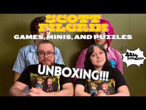 Scott Pilgrim Miniatures The World Unboxing | Precious Little Card Game | Renegade Puzzles