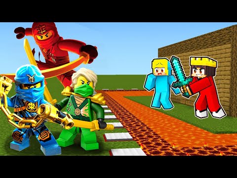 Semlaki -  LEGO NINJAS VS SAFEEST HOUSE!  - Minecraft