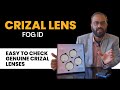 How To Check Genuine Crizal Lenses Essilor Crizal Bangalore