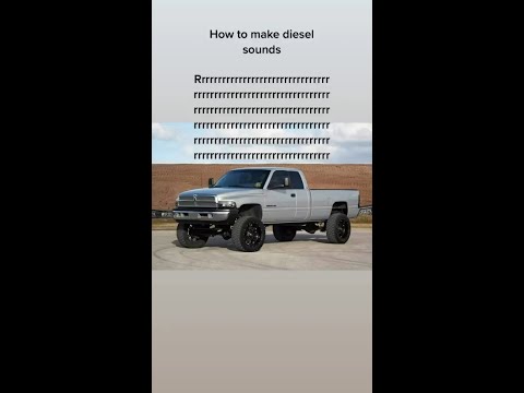 How To Make Diesel Sounds 🔊 #shorts