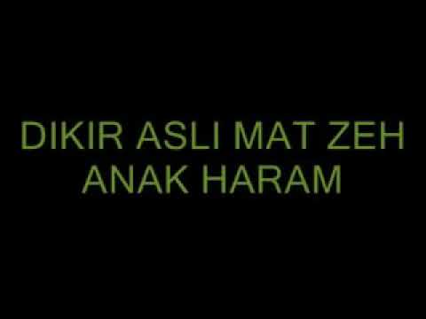 #dikirbarat #warisankelantan.                                                   mat zen - anak haram