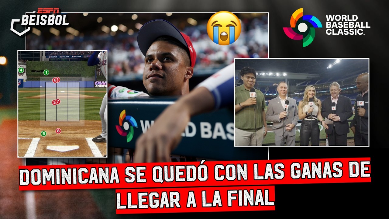 REPÚBLICA DOMINICANA NO PUEDE culpar al UMPIRE, ellos FALLARON en momentos clave | ESPN Beisbol