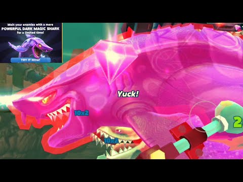MOST POWERFUL DARK MAGIC SHARK LIVE CONTEST! - Hungry Shark World