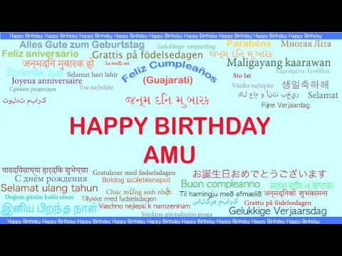 Amu   Languages Idiomas - Happy Birthday