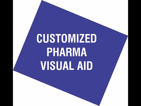 English laminated paper pharma visual aid, size: 17 inch x 1...
