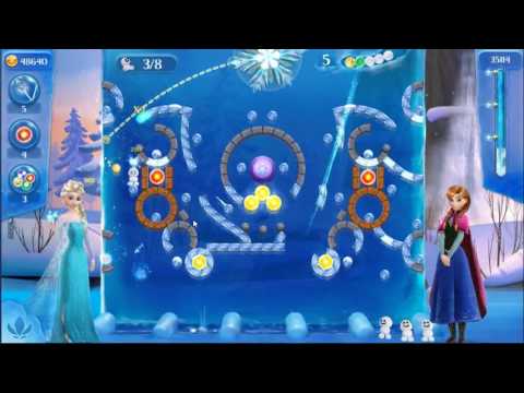 Frozen Free Fall: Icy Shot Level 154 - NO BOOSTERS ☃☃☃