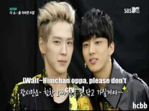 (ENG SUB) 131008 BAP Himchan VS Youngjae smallest head