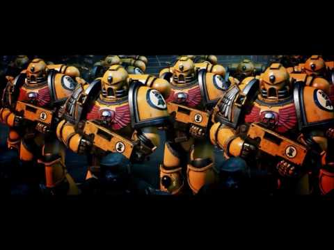 Space Marines Marching