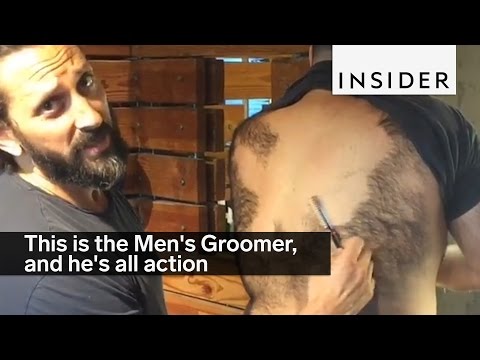 This is the Men's Groomer, and he's all action