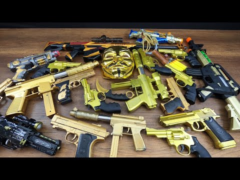 Hacker Mask - Gold Weapons Collection - Weapons Throwing Beads - V for Vandetta