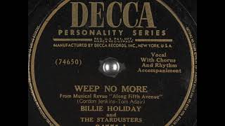 Weep No More (1948) - Billie Holiday