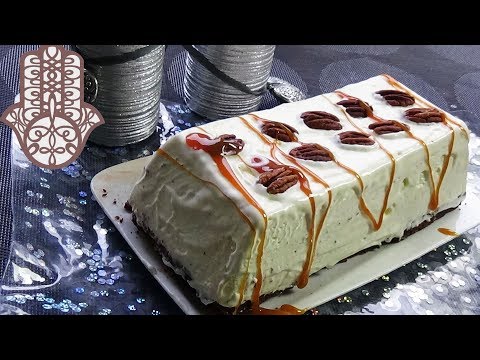 Glace brownie caramel beurre salé sans sorbetière