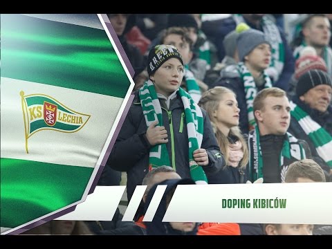 Doping kibiców w meczu Lechia - Śląsk