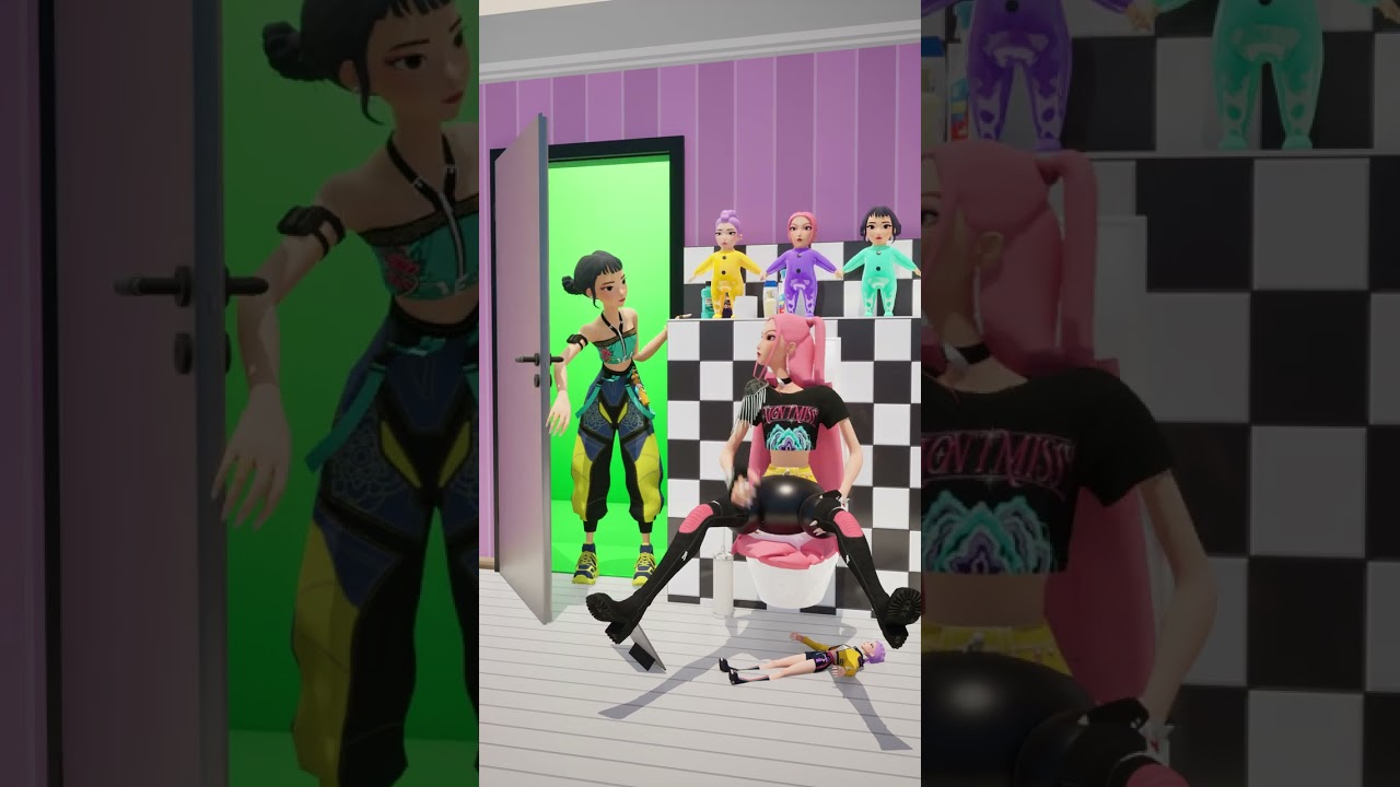 Rumi Mira Zoey Funniest Moment's #scaryteacher #kpopdemonhunters #funny