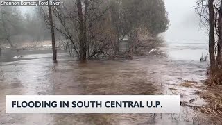 Flooding in south-central U.P.
