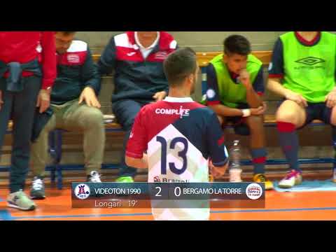 Videoton 1990 - Bergamo la Torre  5-1 | highlights | Calcio a 5 serie B stagione 2017-18