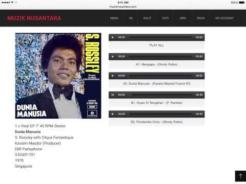 S.  Rossley "Hujan Di Tengahari" (MuzikNusantara Demo)