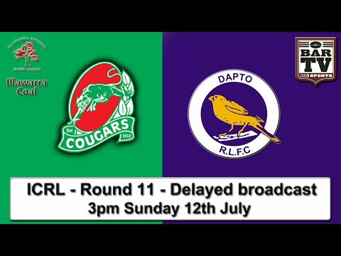 2015 ICRL Round 11 - delayed broadcast - Corrimal v Dapto