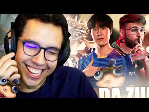 YETZ REAGINDO - COREANO BUGANDO JOGO E SMITE DO RANGER   CBLOL DA ZUEIRA