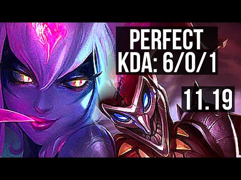 EVELYNN vs SHACO (JUNGLE) | 6/0/1, 1100+ games, 1.2M mastery, Dominating | EUW Diamond | v11.19