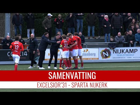 Samenvatting Excelsior'31 - Sparta Nijkerk