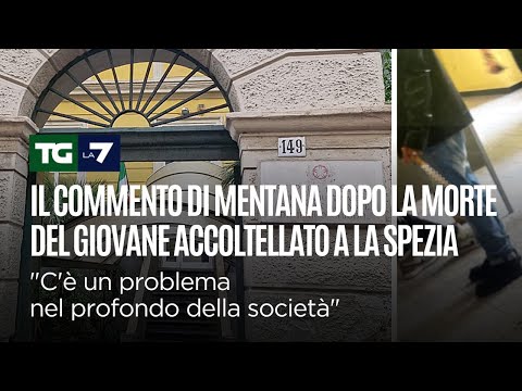Il commento di Mentana dopo la morte del giovane accoltellato a La Spezia