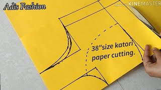 38  Size katori blouse perfect paper cutting  simp