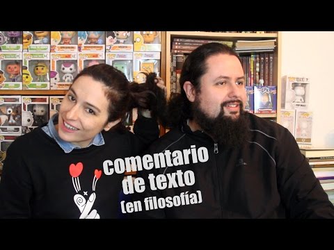 ¿Cómo escribir un comentario de texto? (en filosofía)