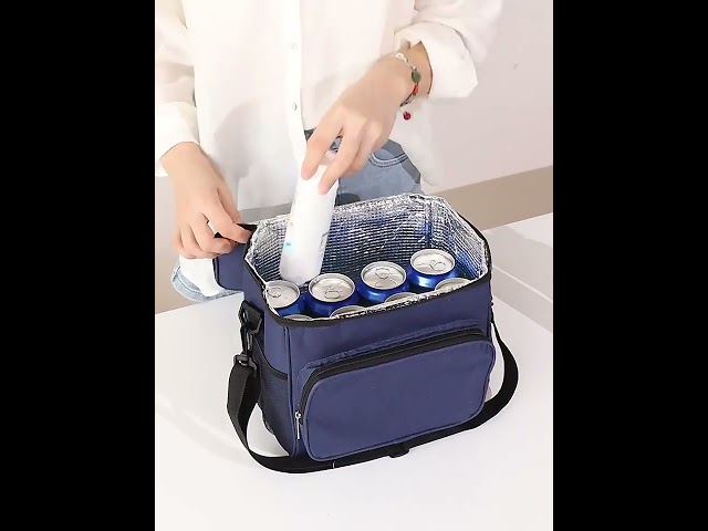 Vídeo relacionado con Maxi Bolsa Térmica Porta Alimentos - Lunch Bag Grande 5,8 l con Tapers de Plástico 0.7 l y 1 l, Bolsa Nevera con Paredes Extra-Gruesas Mantiene Calor/Frío 8h, Loncheras de Trabajo, Oficina, Gris