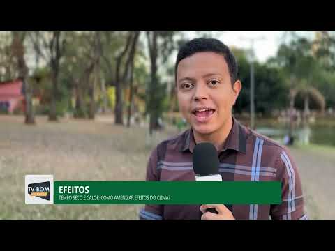 O TEMPO ESTÁ SECO E O CALOR CHEGOU MAIS CEDO