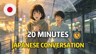 20-Minute Japanese Listening Practice | 10 Real Conversations for Beginners (N5-N4)